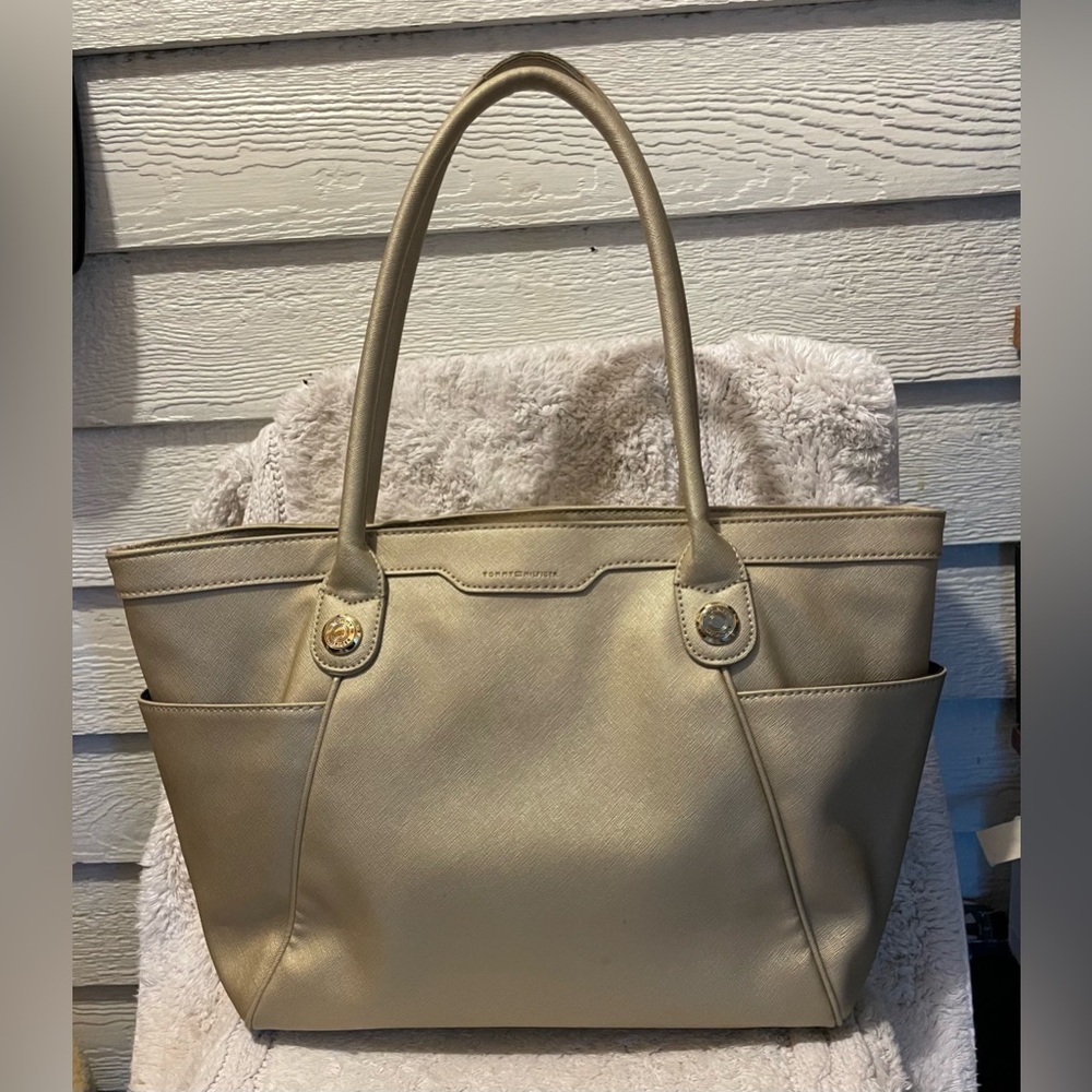 Tommy Hilfiger Large Gold Tote